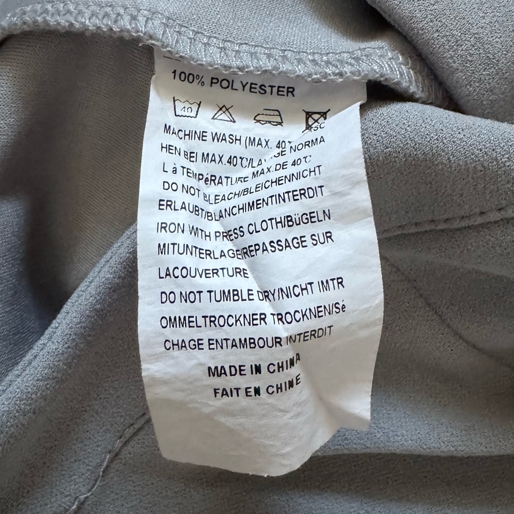 Lt. Gray Pencil Skirt Sz. Med - Picture 5 of 5